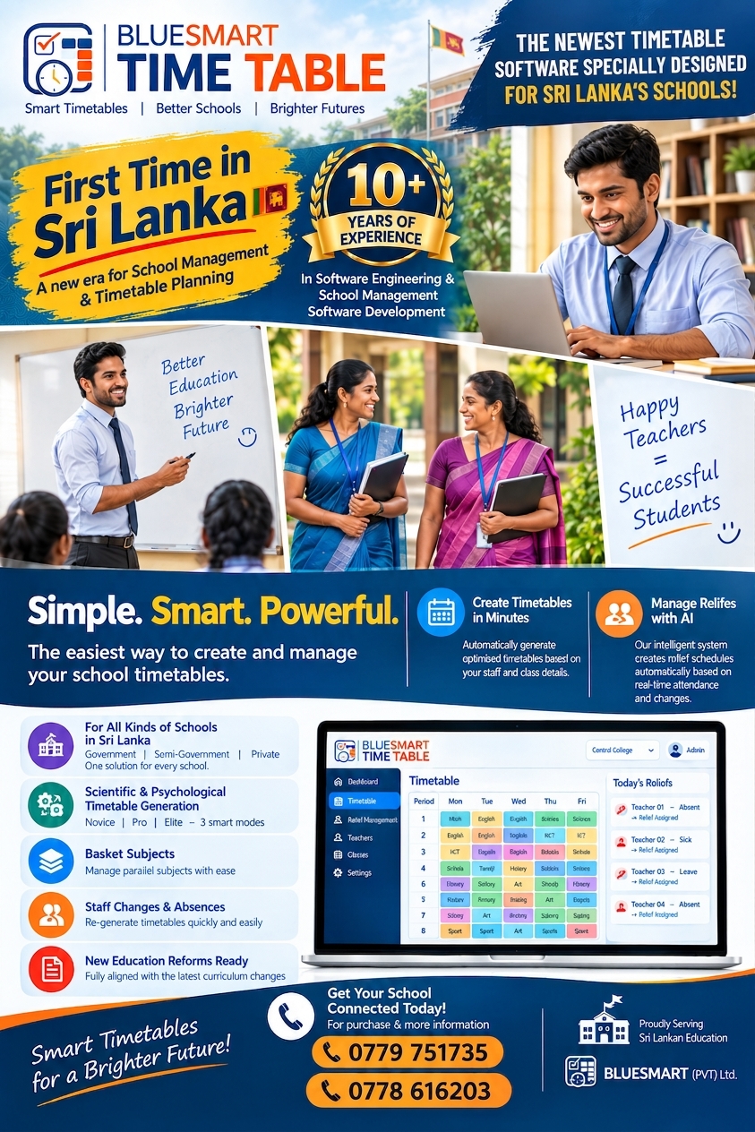 school timetable software by bluesmart